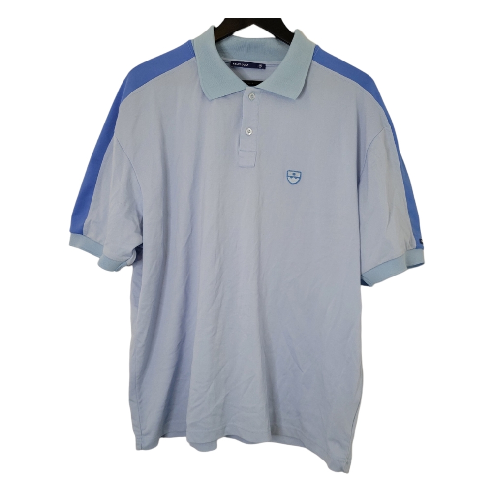 Bally golf mens blue polo shirt